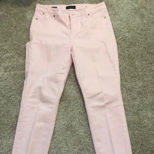 Talbots flawless five pocket pink pants